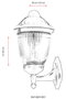 Opviq Lámpara de Pared Exterior Negra BAP-68210-BSY